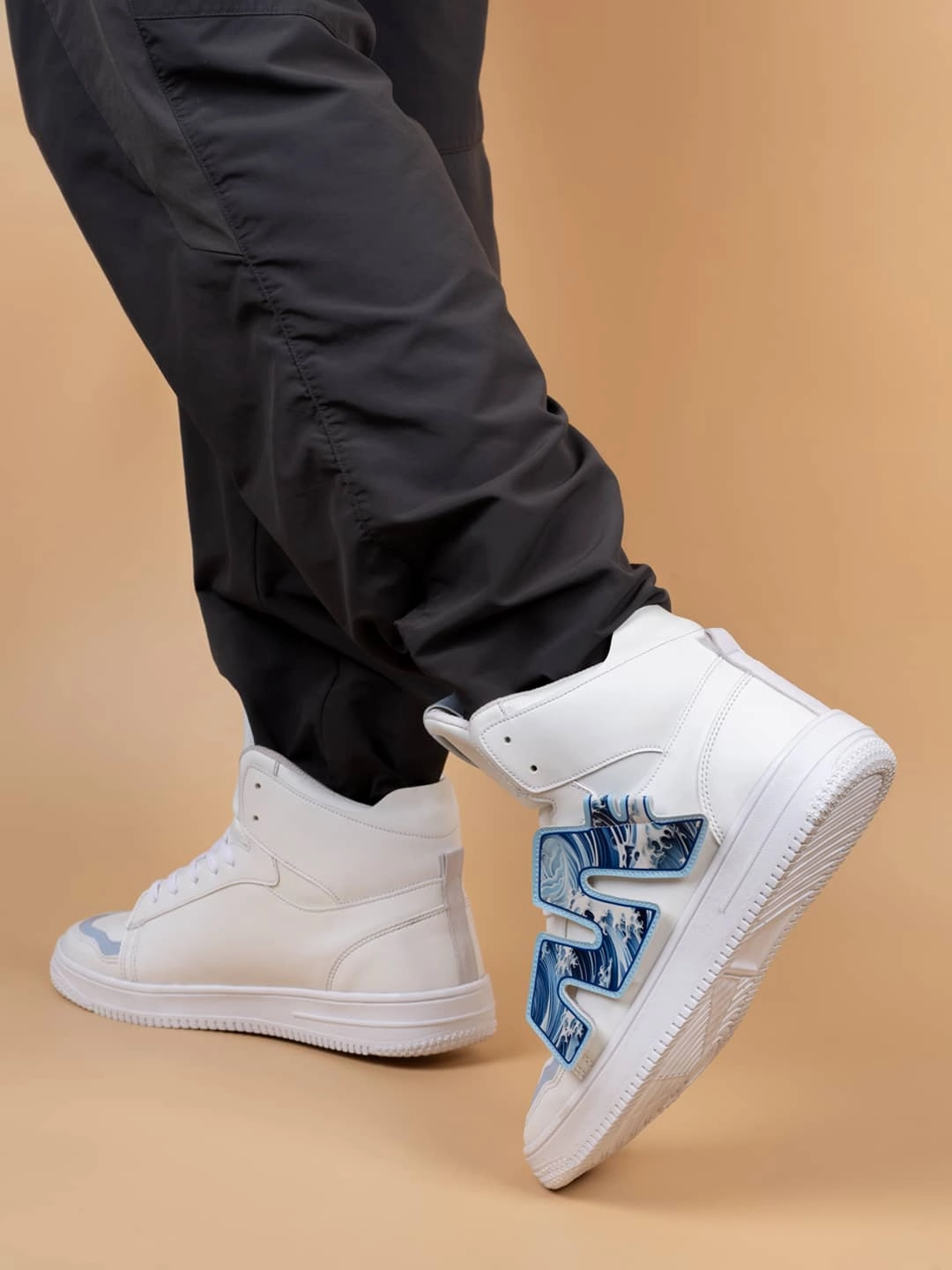 C1ty Casual Shoes Bacca Bucci High-Top PATCH-PLAY Men's Sneakers