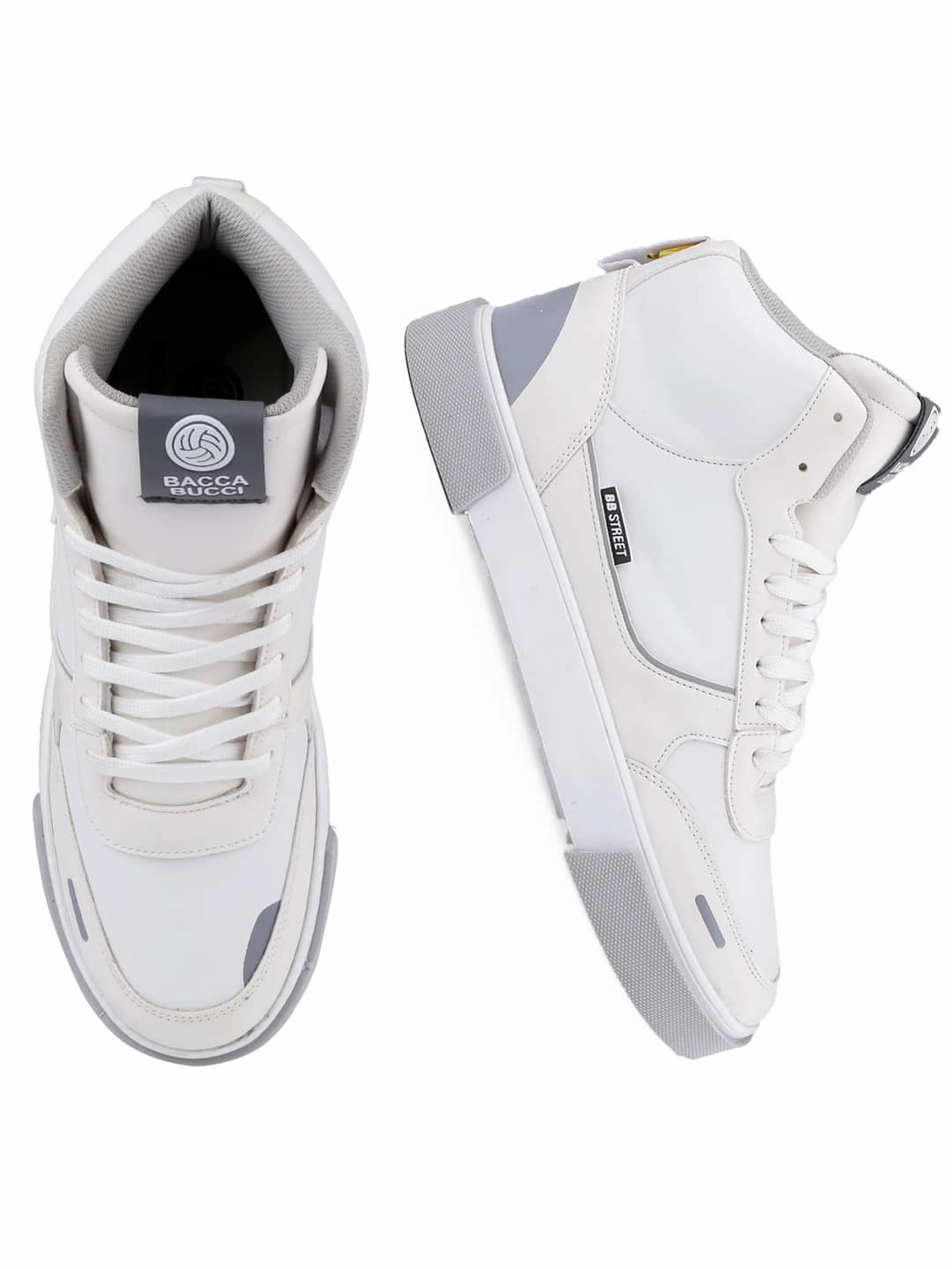 Bacca Bucci High-top SKYLINE SOARER Men's Sneakers - Gen Z Style Elevation Sexy Casual Shoes