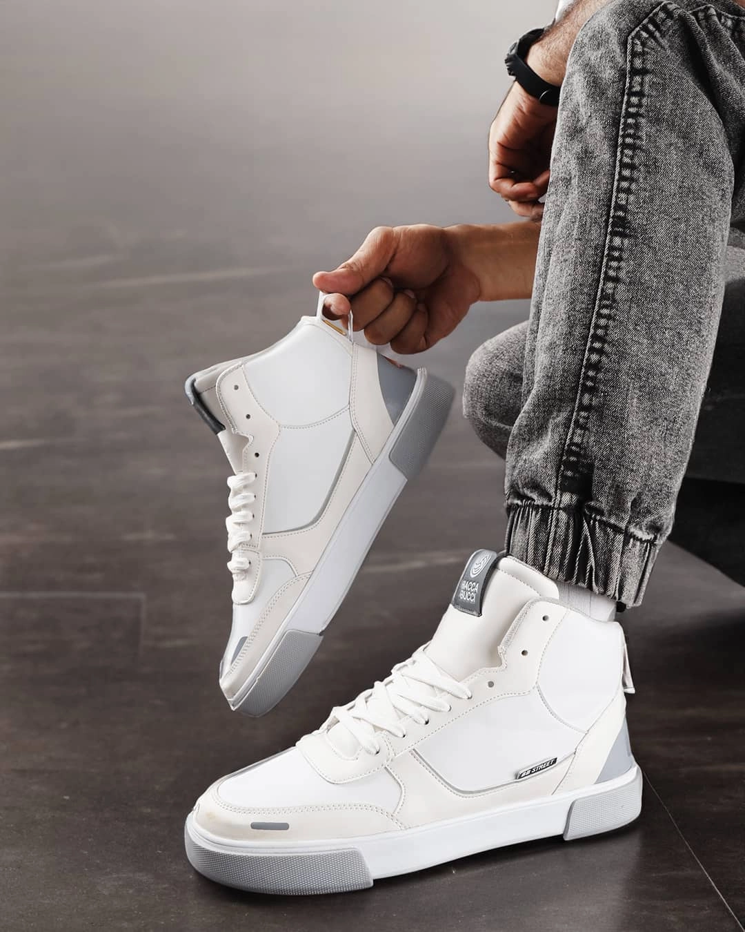 Bacca Bucci High-top SKYLINE SOARER Men's Sneakers - Gen Z Style Elevation Air Max Dia Casual Shoes