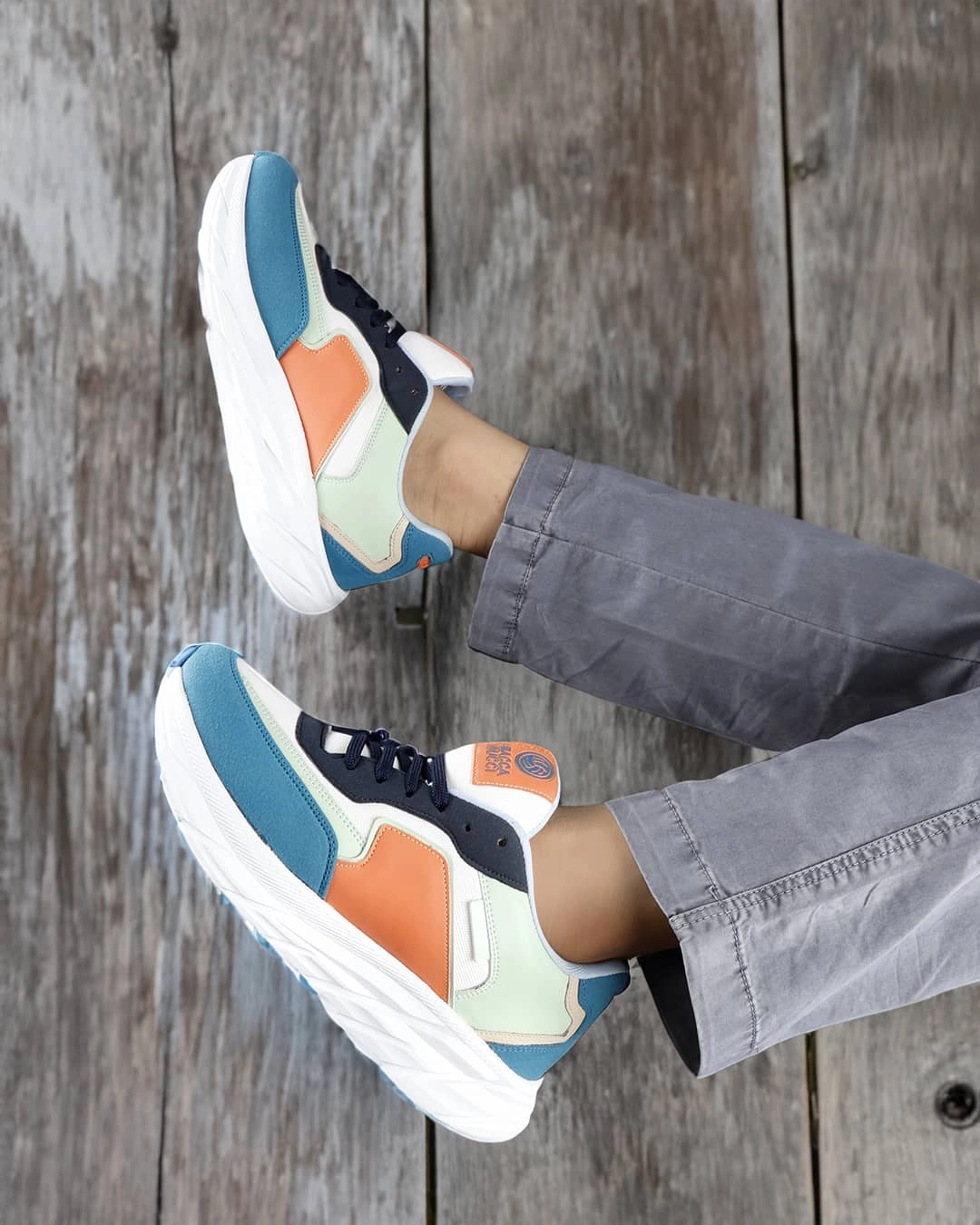 Casual Shoes Summer 2024 Bacca Bucci Men's SYLVIA Chunky Sole Sneakers