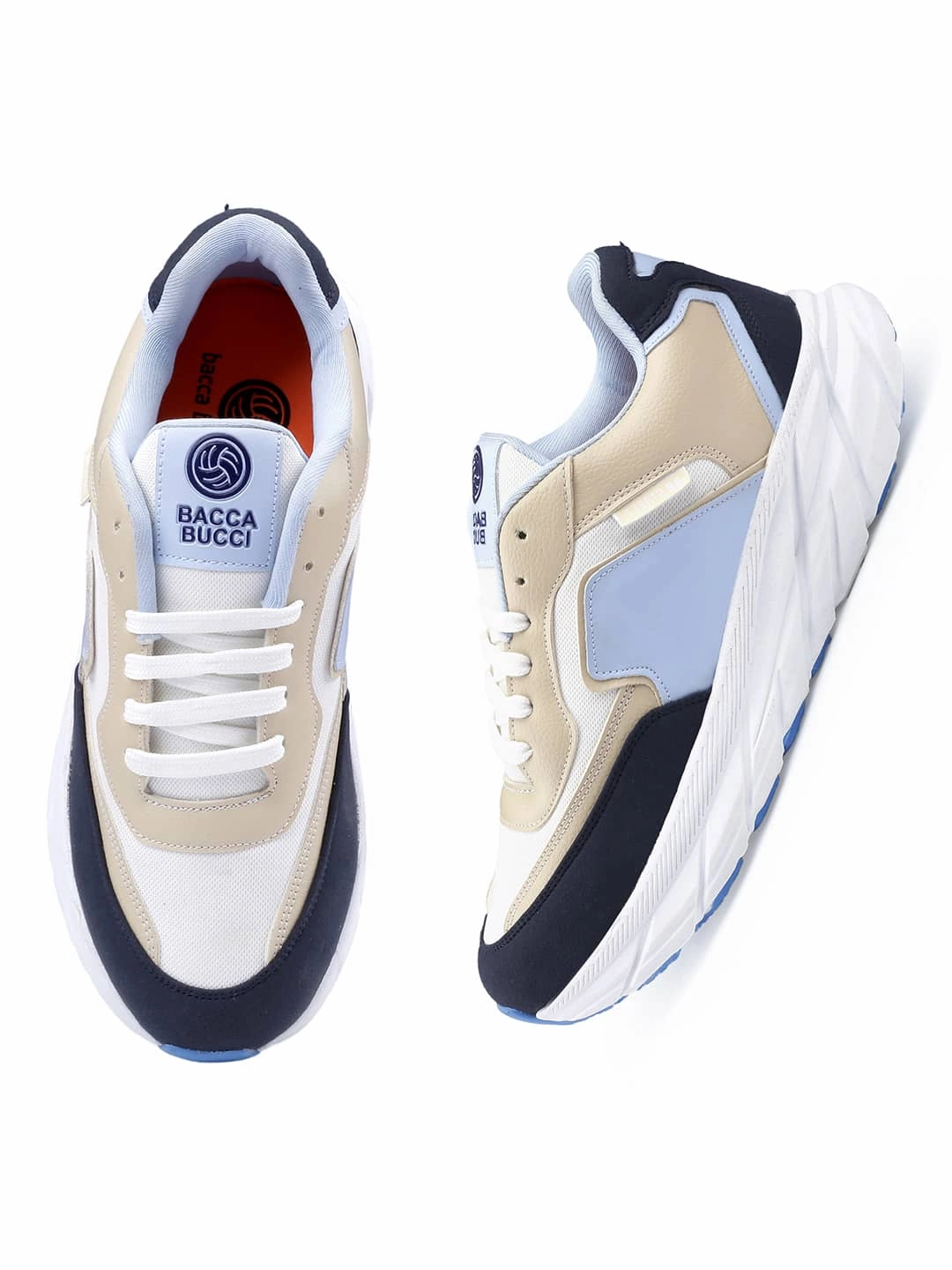 Best Casual Sneakers Shoes Bacca Bucci Men's SYLVIA Chunky Sole Sneakers