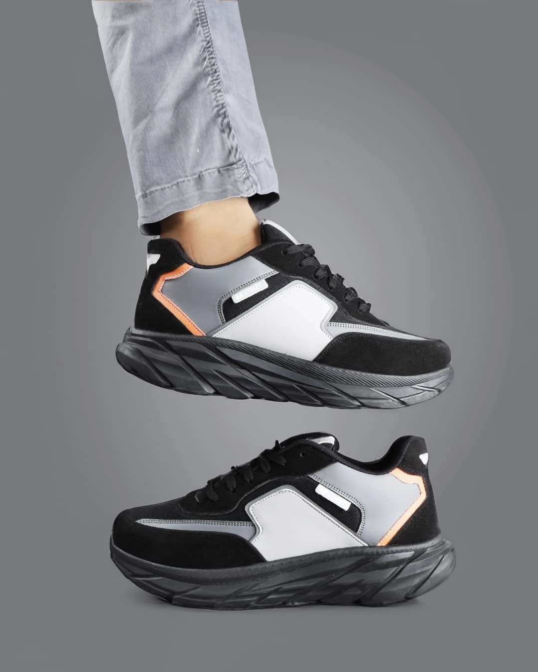 Bacca Bucci Men's SYLVIA Chunky Sole Sneakers Business Casual Gym Shoes