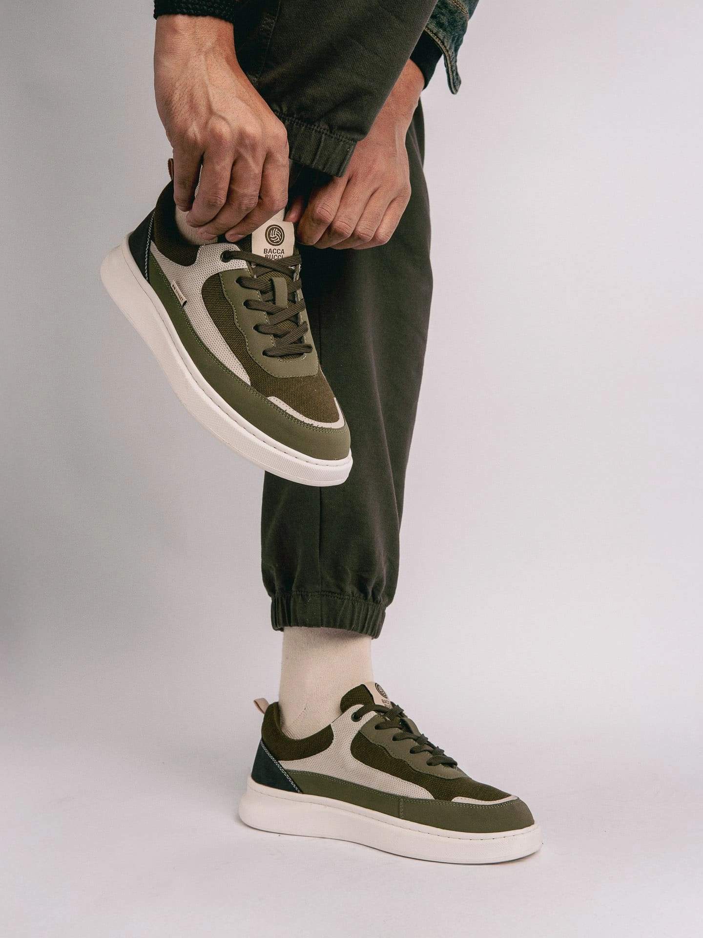 Bacca Bucci VIBE-STEP Men's Low-Top Sneakers Best Casual Shoes For Daily Use