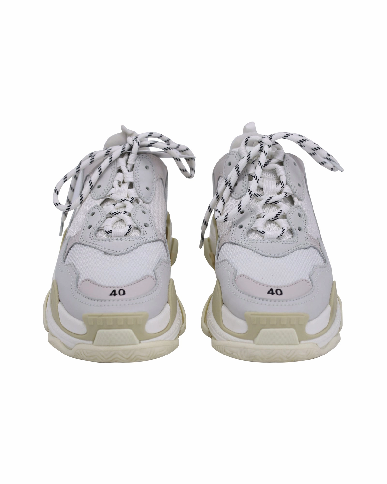 Gucci Shoes Sneakers Balenciaga Triple S Sneakers in Gray and White Polyurethane