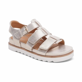 Aetrex Women's Romy Champagne Uncle Sandals