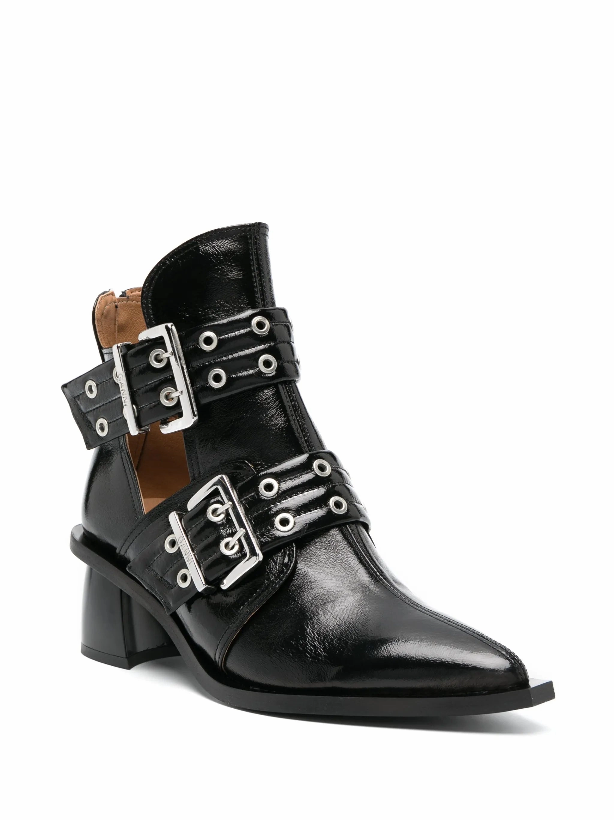 double-buckle cut-out ankle boots Boots At Dsw Shoes