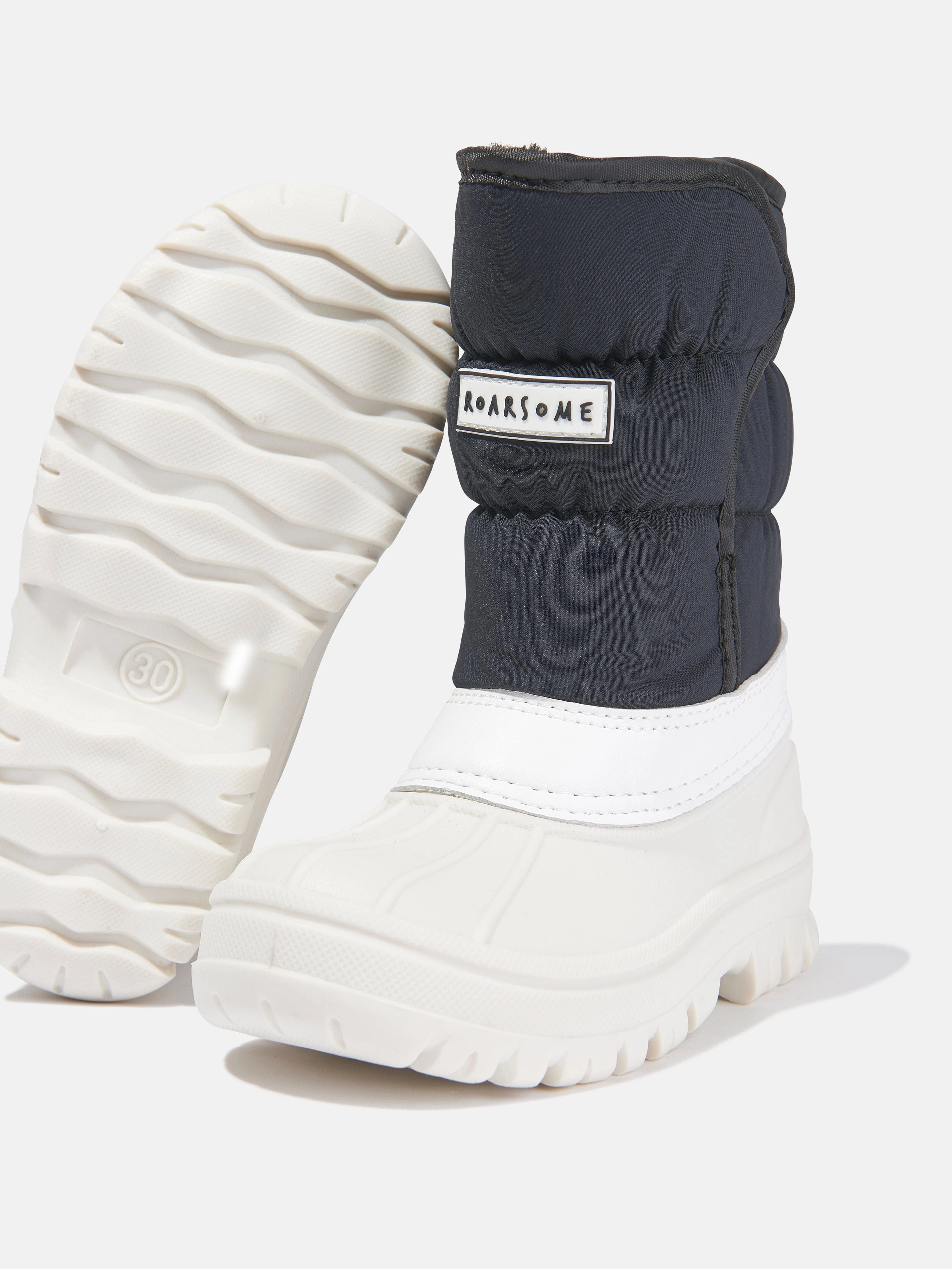 Roarsome Kids Waterproof Snow Boots in Multicolour Top Boots Brands