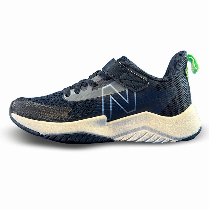 Big Boy New Balance Rave Run v2 A/C in Nb Navy/Electric Blue/Sweetgrass