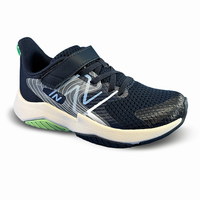 Denver Broncos Sneakers Big Boy New Balance Rave Run v2 A/C in Nb Navy/Electric Blue/Sweetgrass