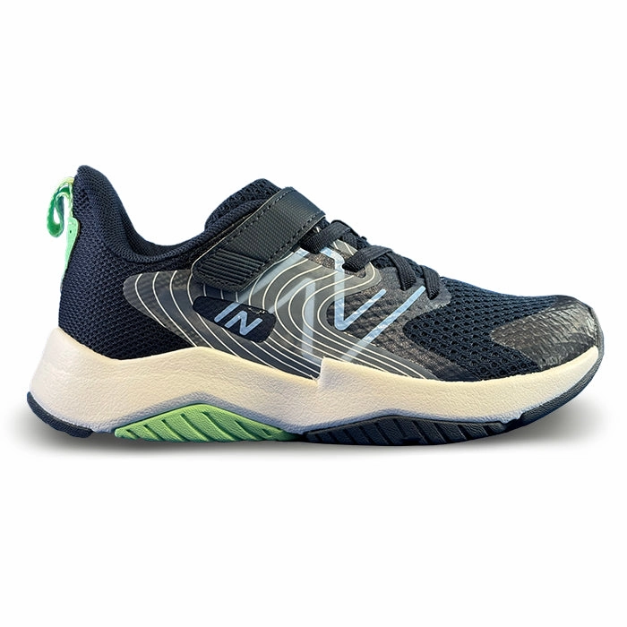 Big Boy New Balance Rave Run v2 A/C in Nb Navy/Electric Blue/Sweetgrass