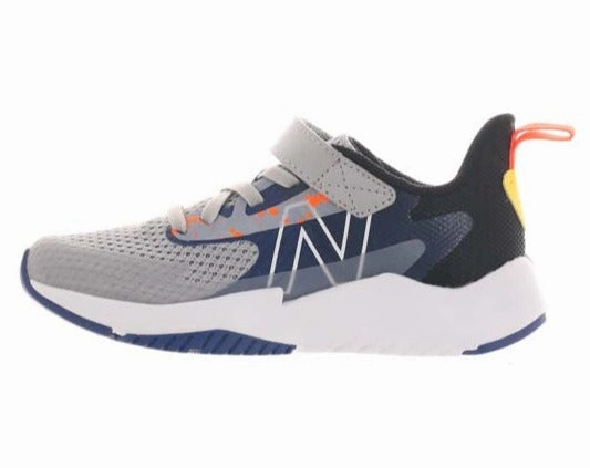 Best Sneakers For Heel Supp Big Boy New Balance Rave Run v2 A/C in Rain Cloud/Night Sky/Blaze Orange