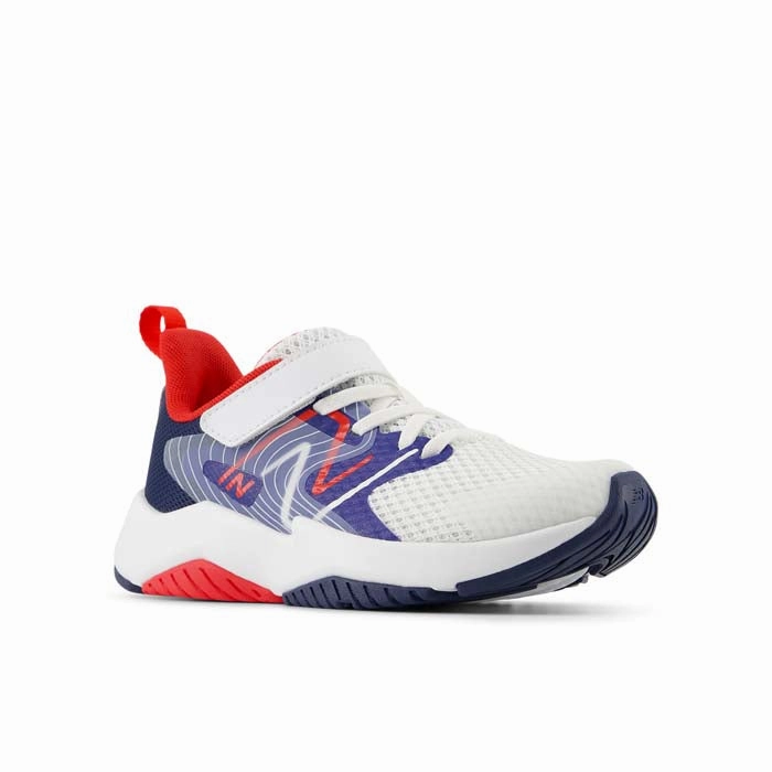 Big Boy New Balance Rave Run v2 A/C in Team Royal/White/True Red Club Sneakers