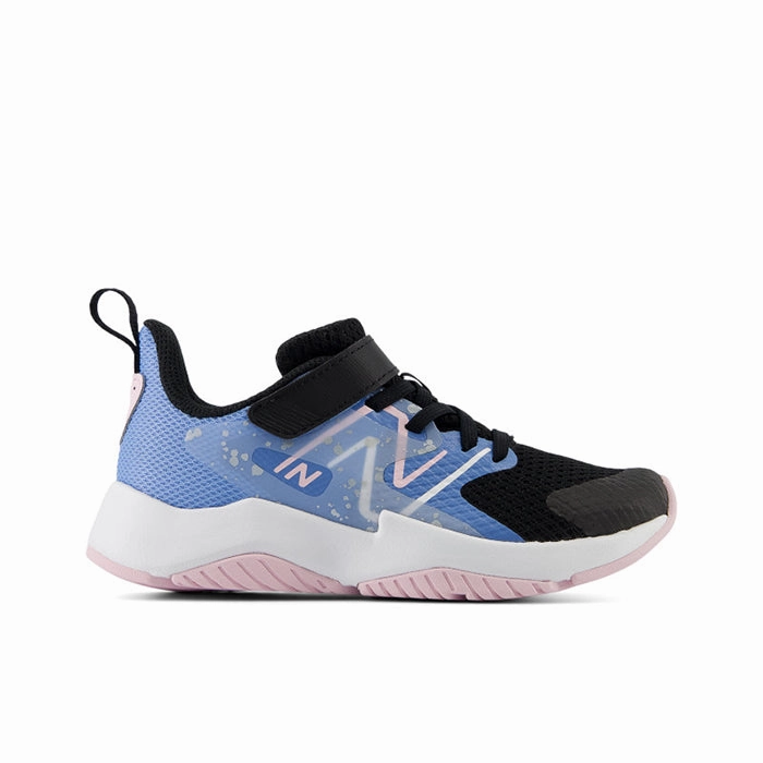Sneakers For Running Big Girl New Balance Rave Run v2 A/C in Black/Blue Laguna/Light Raspberry