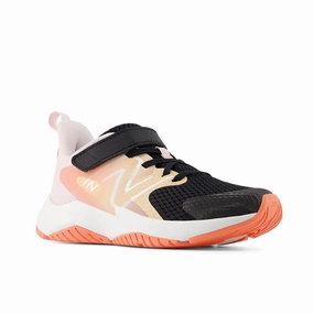 Usa Made Sneakers Big Girl New Balance Rave Run V2 A/C in Black/Rose Sugar/Flare