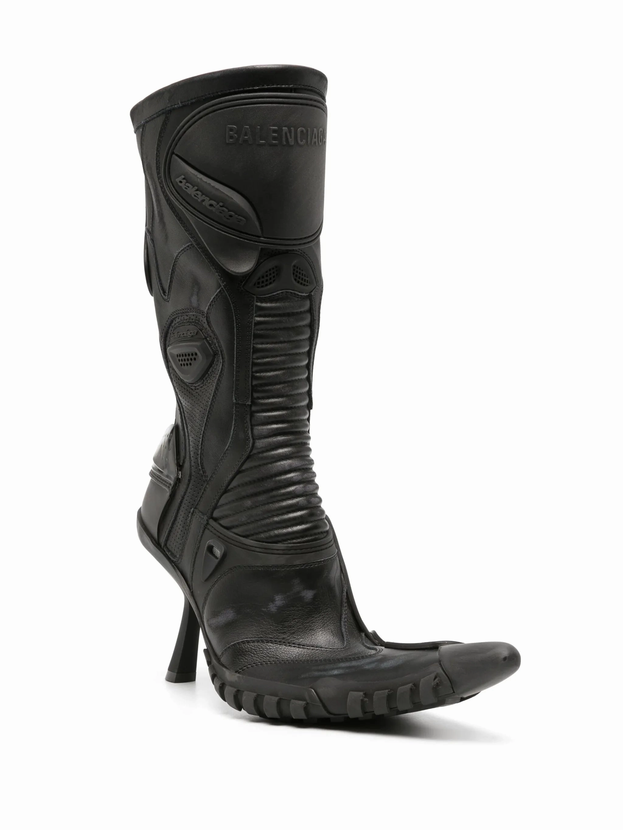 Biker 90mm leather boots Leather Ankle Boots
