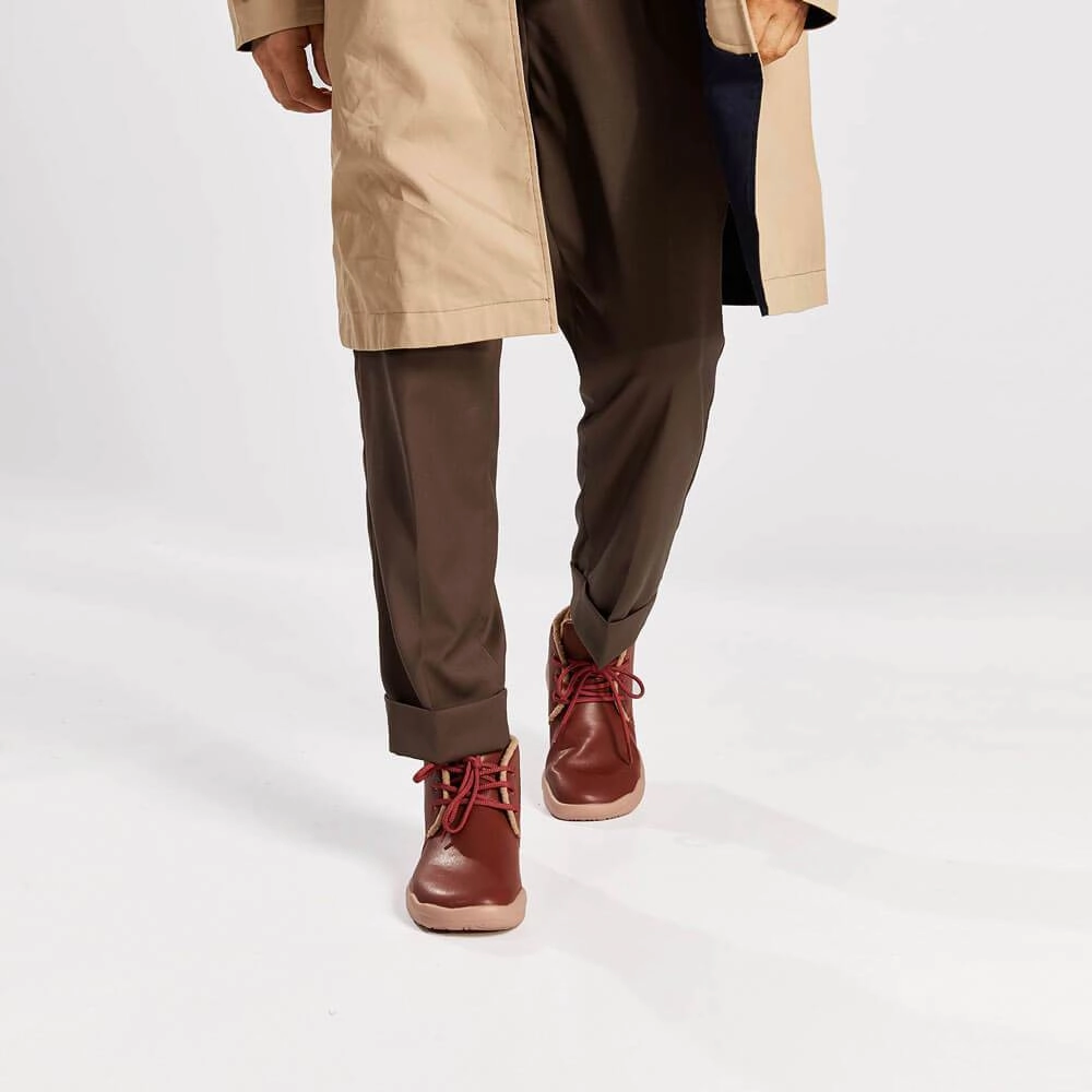 Best Arch Support Insoles For Boots Bilbao Burgundy Split Leather Lace-up Boots Men