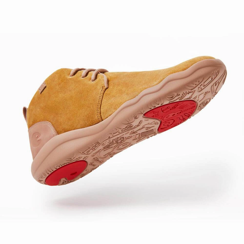 Wild West Boots Bilbao Khaki Cow Suede Lace-up Boots Men