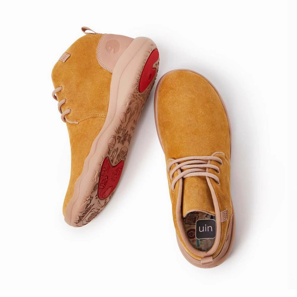 Wing Pecos Boots Bilbao Khaki Cow Suede Lace-up Boots Men