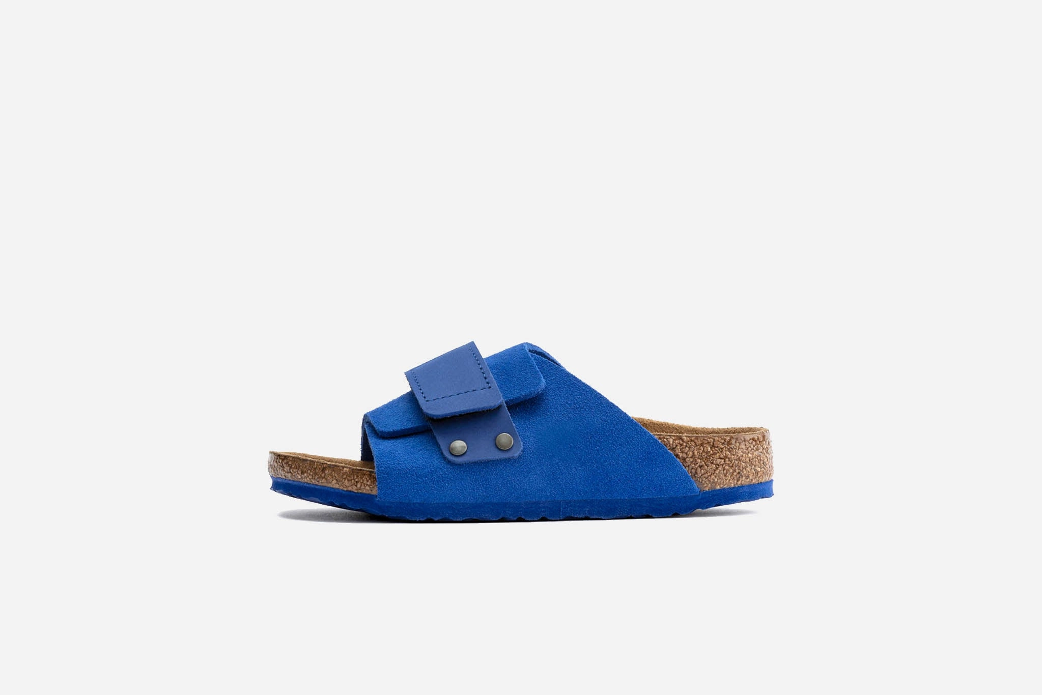 Birkenstock "Kyoto" K - Ultra Blue (Narrow Fit) Woven Heeled Sandals
