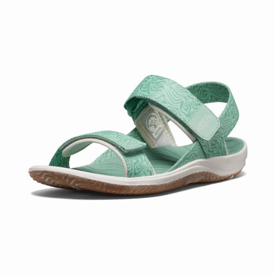 Big Kids' Elle Backstrap Lichen/Star White Fashionable Comfort Sandals