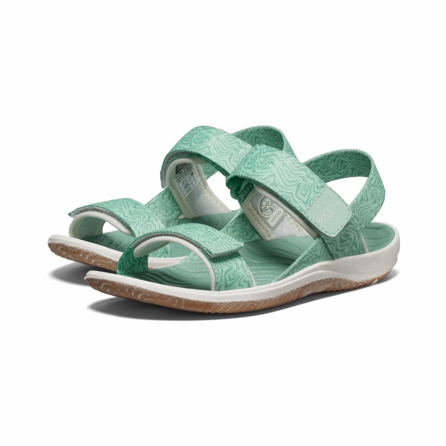 Big Kids' Elle Backstrap Lichen/Star White Dupe Sandals