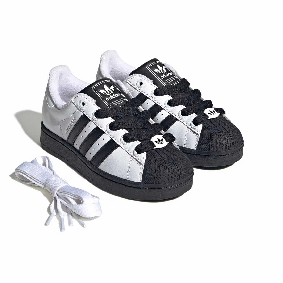 Kids Superstar II 'Cloud White Core Black' Arsenal Adidas Terrace Icons Gazelle Shoes