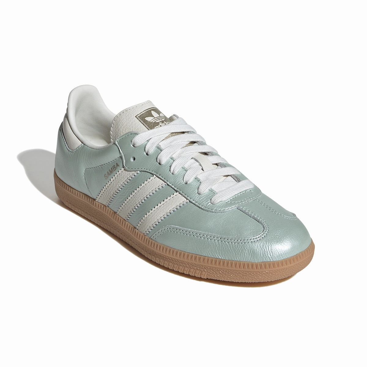 Wmns Samba OG 'Linen Green Metallic' Outlet Shoes Adidas