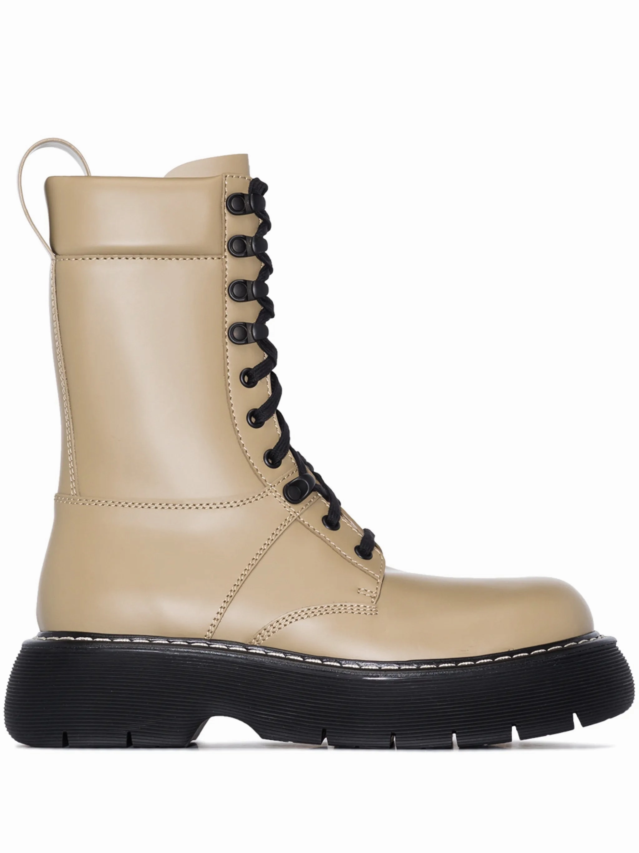 Bounce lace-up combat boots Wide Calf Thigh Boots