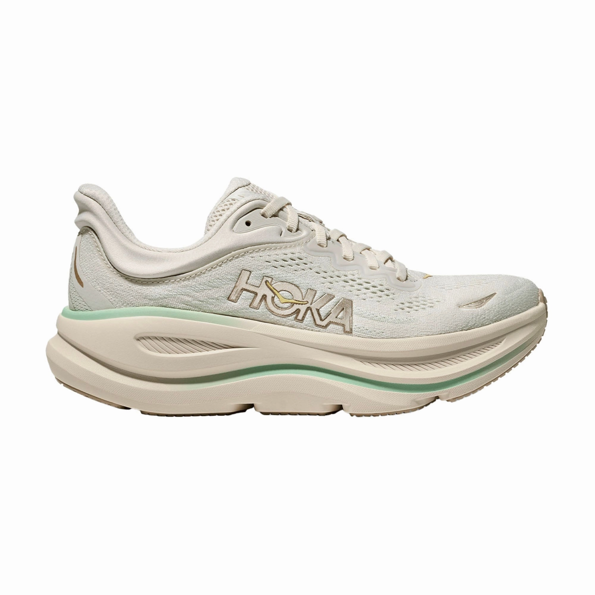 Shoes Pittsburgh Women's - HOKA Bondi 9 - TRUFFLE SALT / SEA GLASS