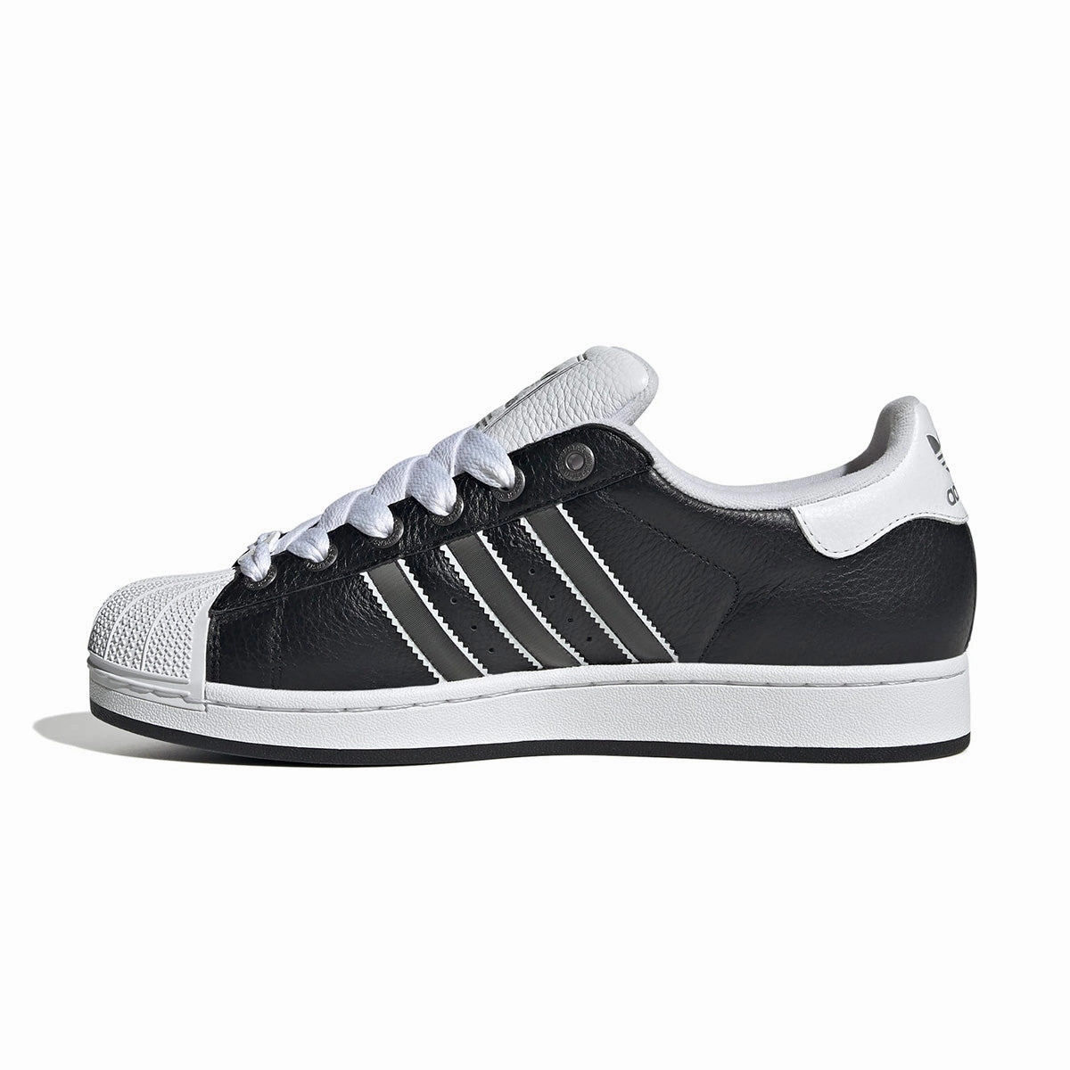 Adidas Lightmotion Basketball Shoes Superstar II 'Core Black Metallic Silver White'