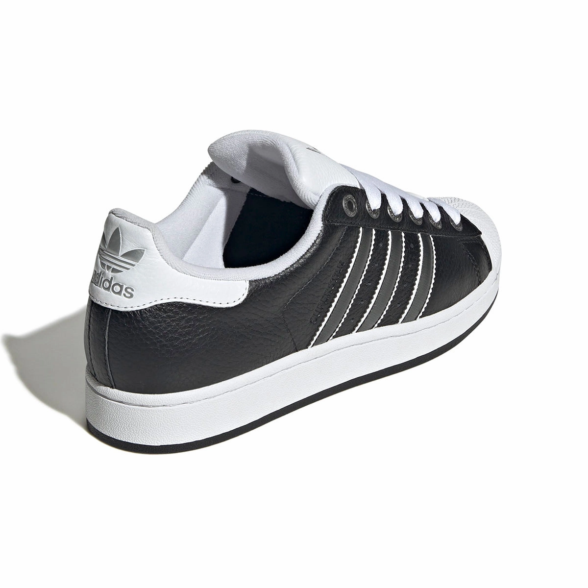 Adidas Kaptir X Running Shoe Superstar II 'Core Black Metallic Silver White'