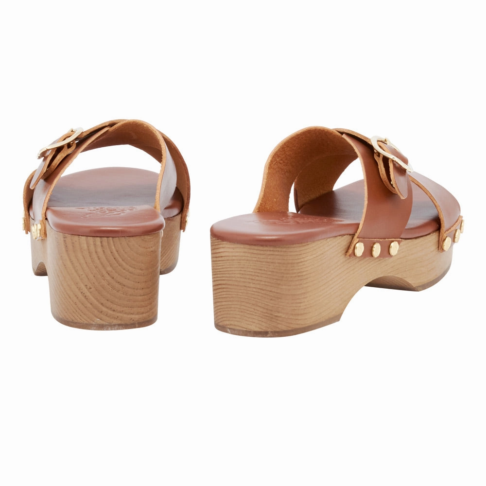 Marilisa Sabot Cotto Boho Wedge Sandals