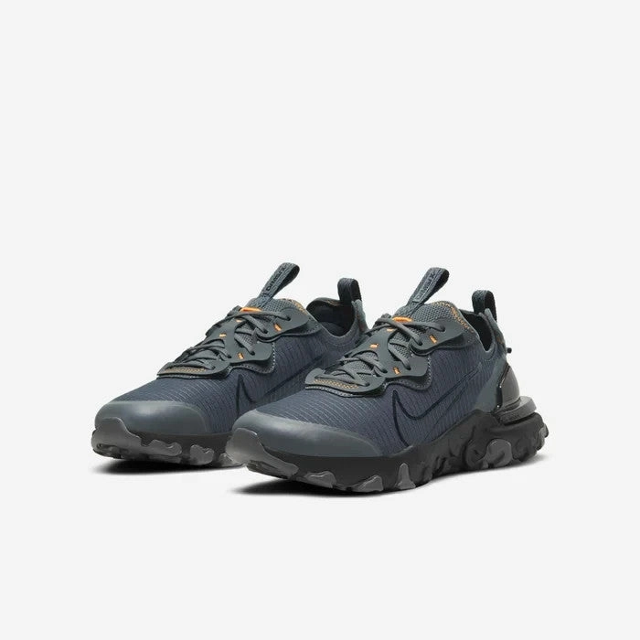 Denim And Sneakers Nike React Vision DD3225-001 Sneakers Older Kids Iron Gray Low Top Running Shoes