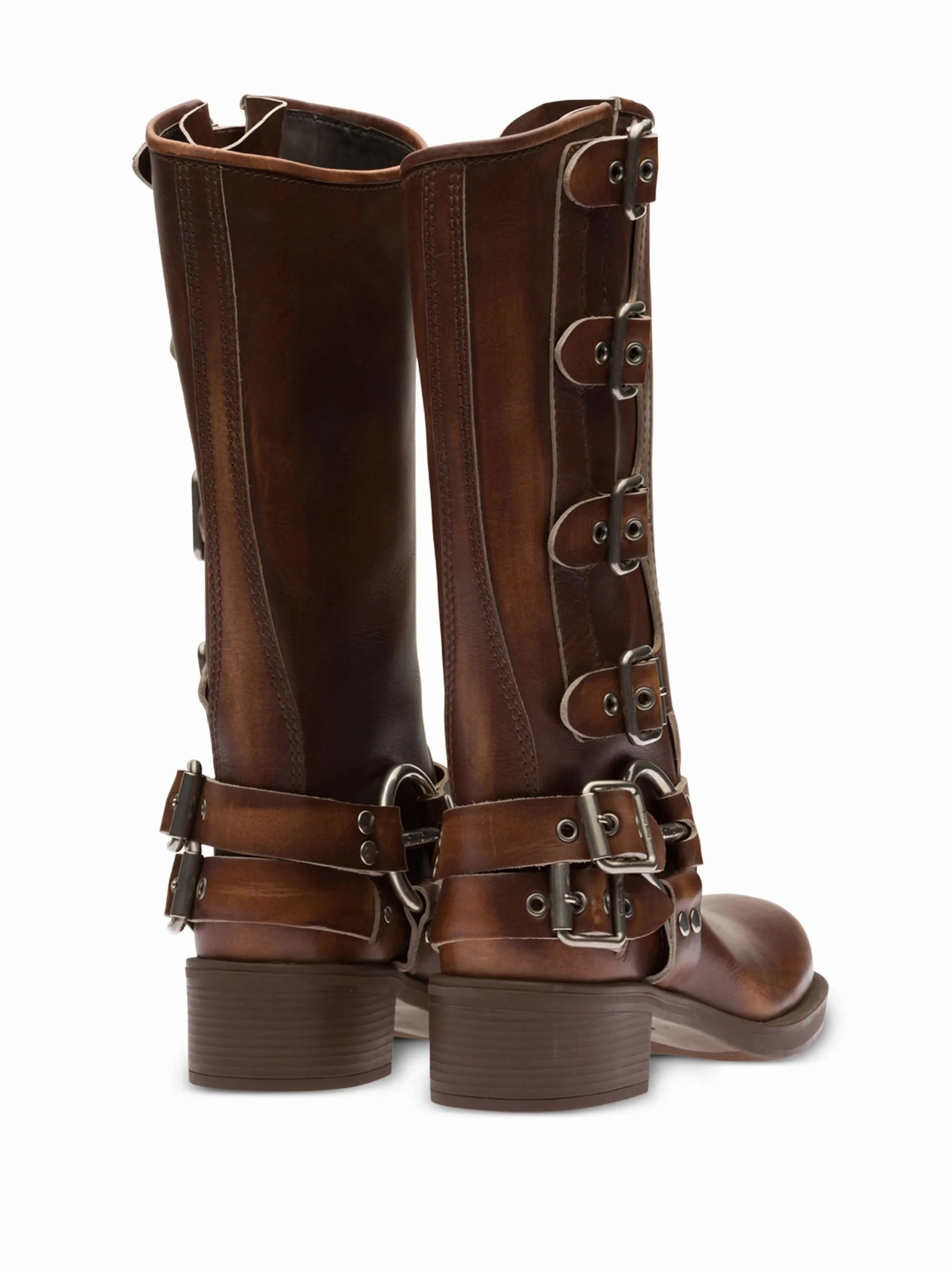 Ugg Boots With The Bows buckle-detail leather boots