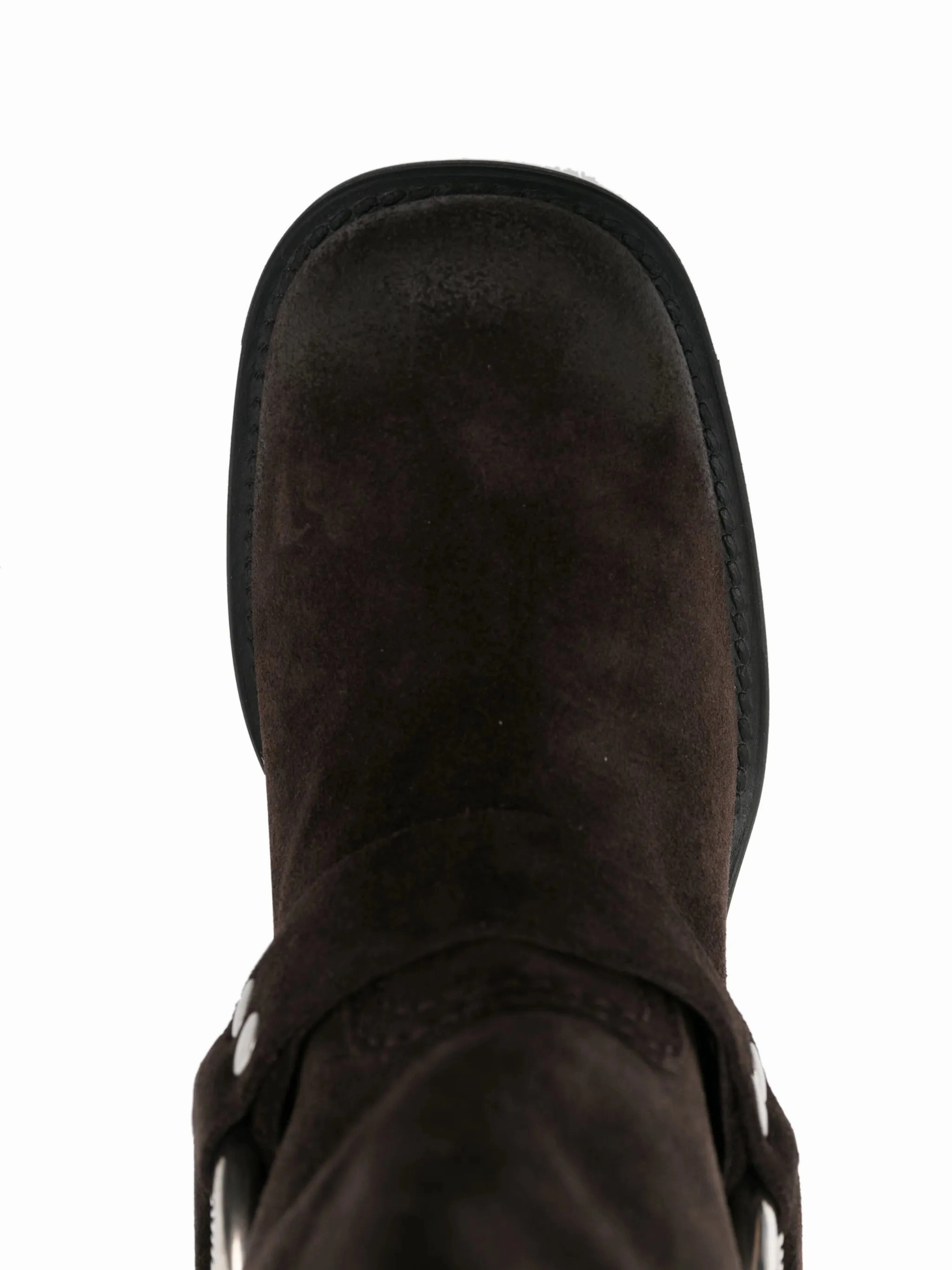 buckle-detail suede boots Knee High Boots Style