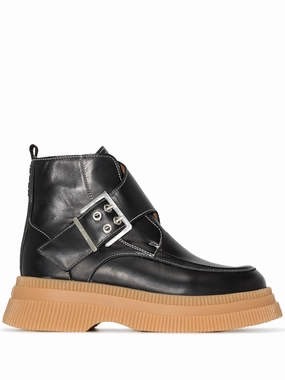Redback Boots buckle-strap platform boots