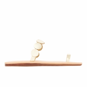 Calisto Gold Summer Wedge Sandals