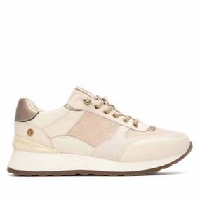 Red Bottoms Sneakers Women's 144209 Sneakers In Beige