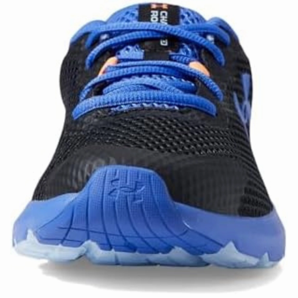 Under Armour Charged Rogue Sneakers Kids Black Running Shoes JOBB184 Cross Shield Silver Program