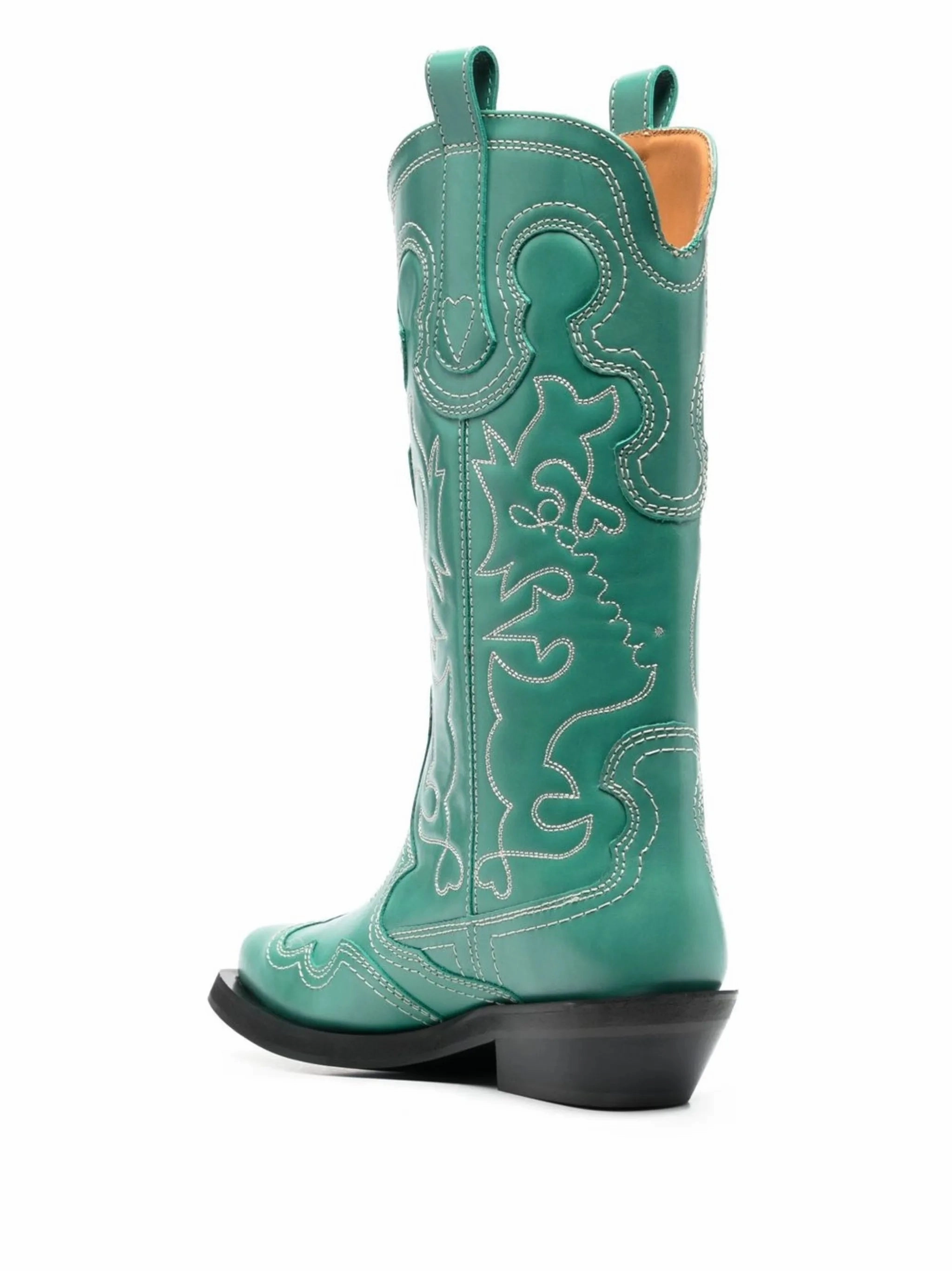 Vegetarian Boots embroidered Western boots