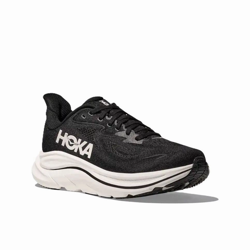 Hoka Clifton Women' Running Shoes Black White Inserts For Running Shoes