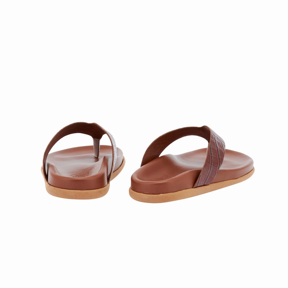 Eva Sandals Charys Footbed Ruggine