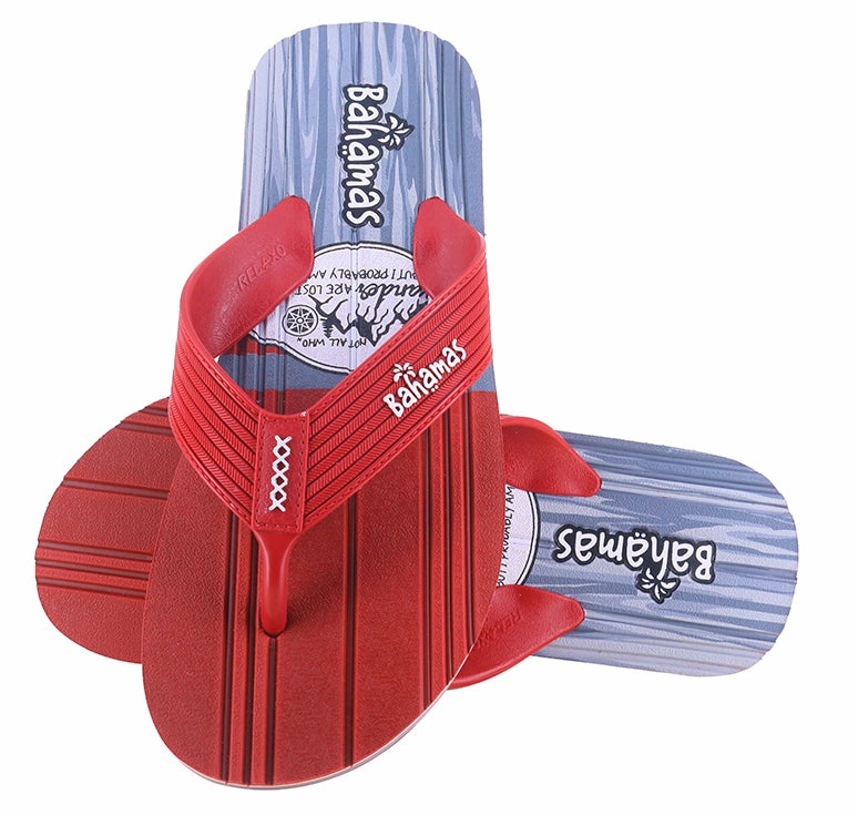 Fire Truck Slippers BAHAMAS Flip Flops for Men BHG 227