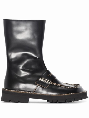 chunky zip-up boots Insulated