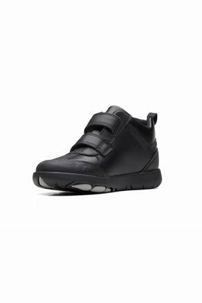Franks Boots Clarks Rex Hop Kid black leather