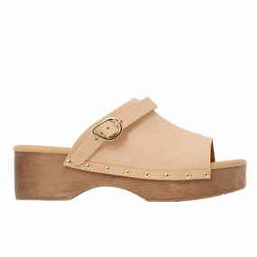 Classic Clog Natural Sandals For Hiking
