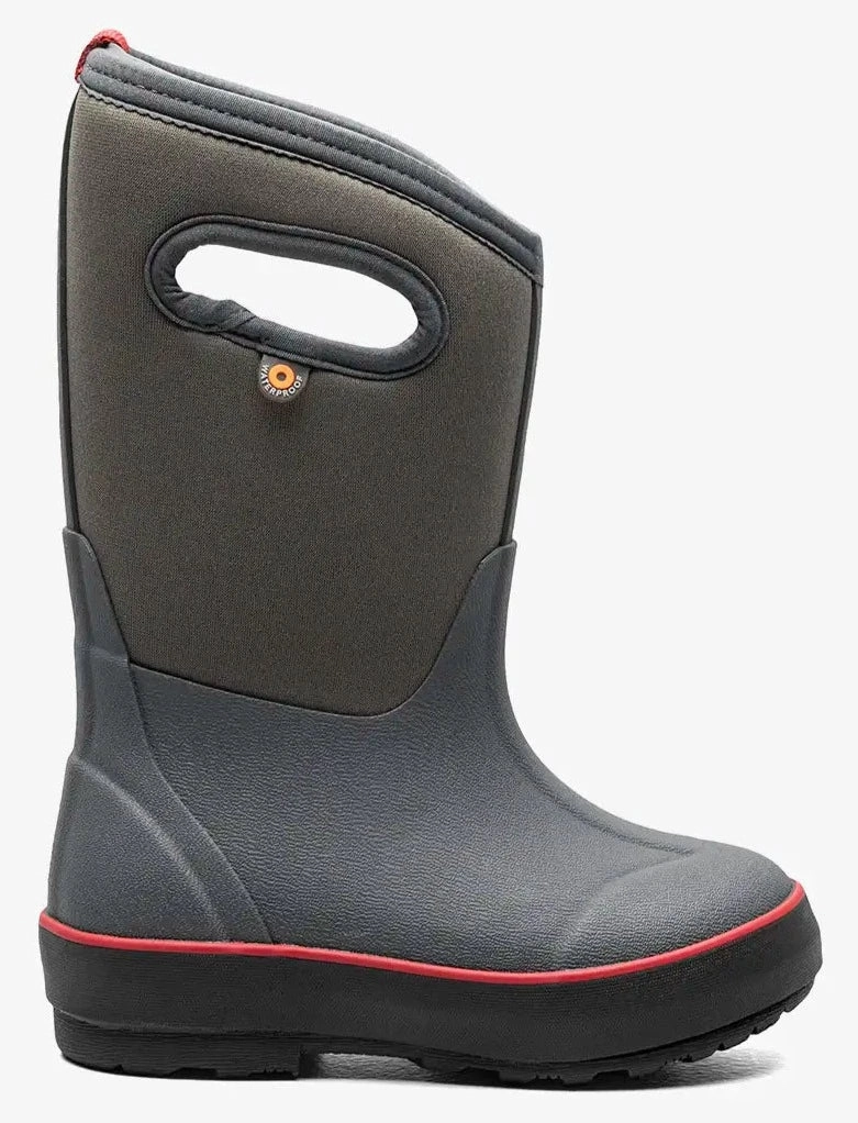 Classic II Texture Solid Dark Gray (Size 8c-5Y) Cheapest Boots