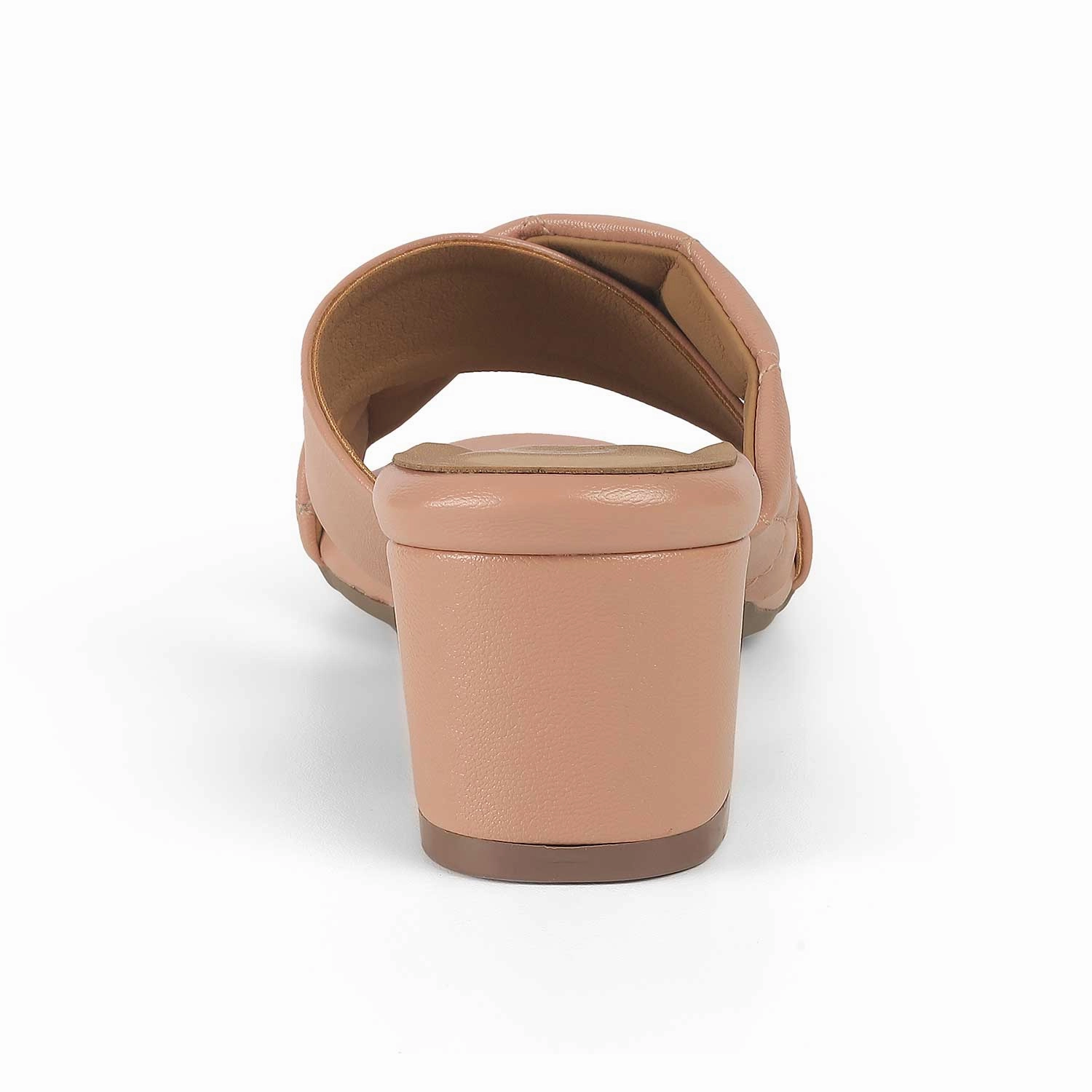 Flower Wedge Sandals Tresmode Romi TMM-5 Nude Women's Dress Block Heel Sandals