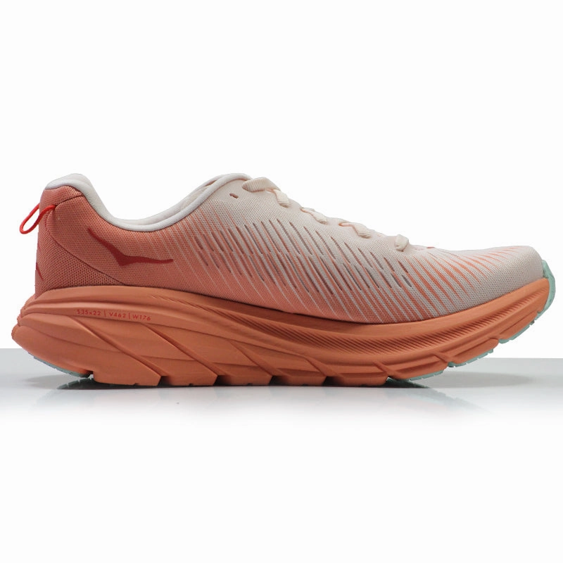 Shoes For Overpronation Hoka One One Rincon 3 Women's Running Shoe - Silver Peony/Cantaloupe