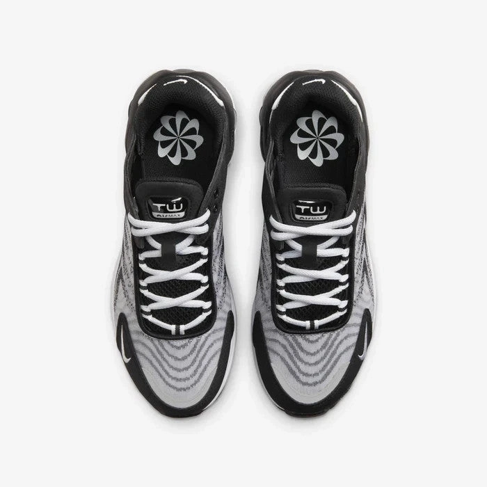Nike Air Max TW DQ0296-001 Sneakers Kids Black White Athletic Running Shoes Top Cheap Sneakers